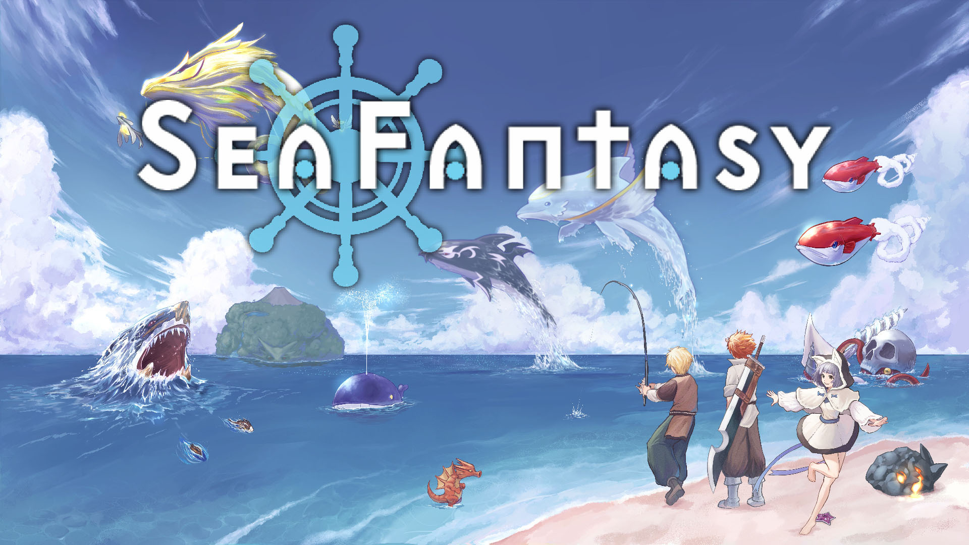 Steamで「圧倒的に好評」を獲得した釣りRPG 『Sea Fantasy』がスマートフォン版を3月配信予定である。